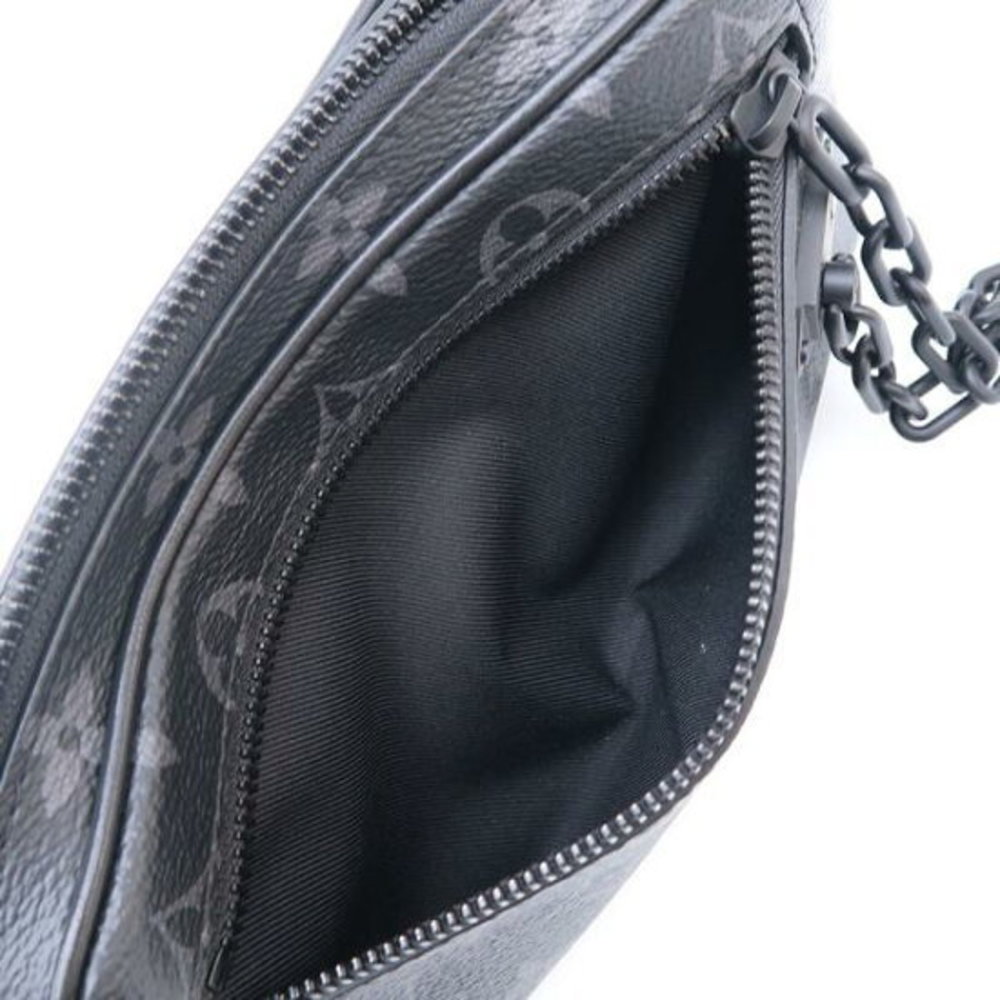 Louis Vuitton Monogram Eclipse Black Pochette Vol… - image 3